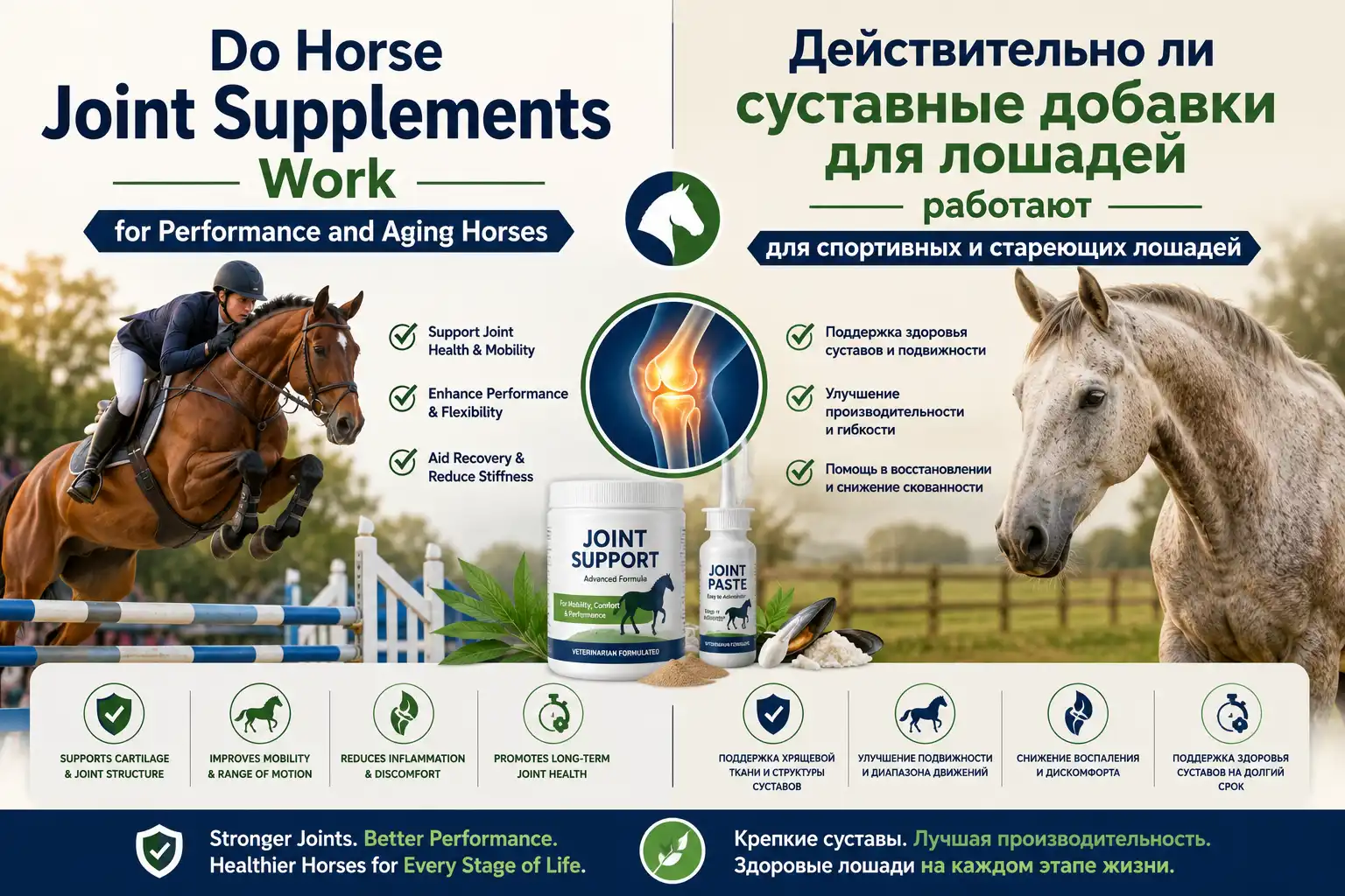 Do Horse Joint Supplements Work for Performance and Aging Horses