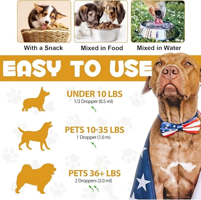 Allergy Relief Liquid Supplement for Pets - view 5