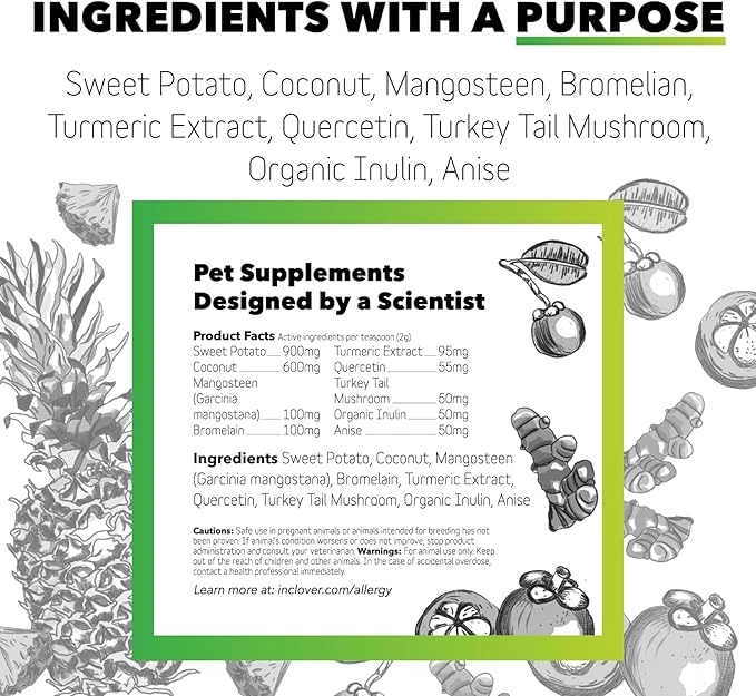 Allergy Support Powder Supplement for Pets - view 4