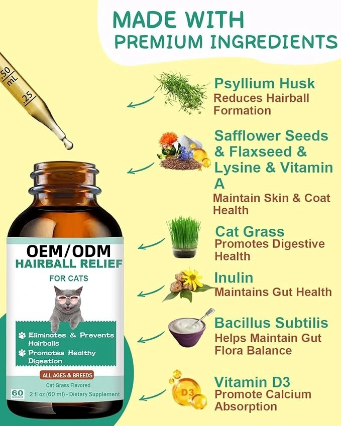 Hairball Relief Liquid Supplement for Cats - view 3