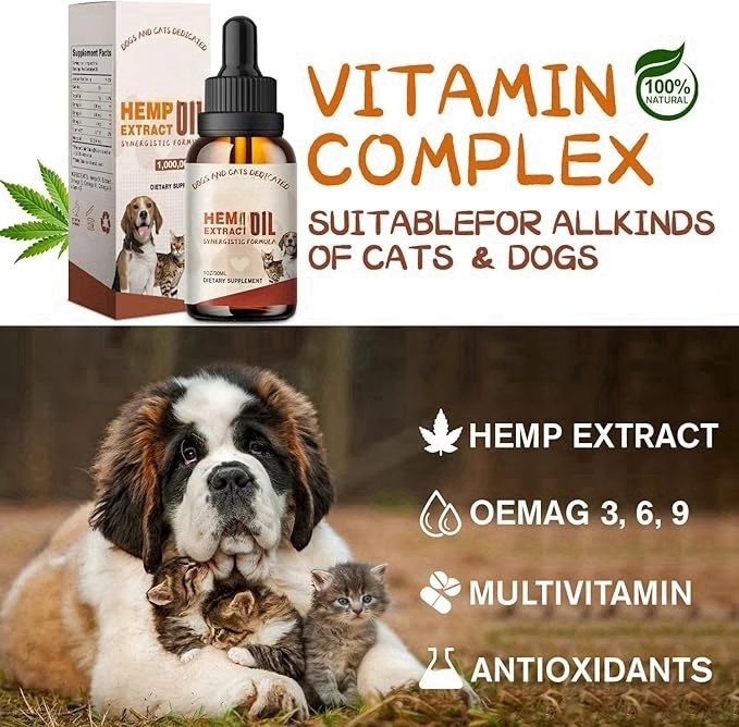 Hemp Oil Liquid Supplement for Pets - view 5