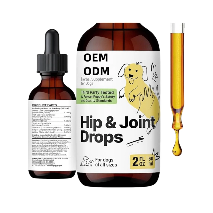 Hip & Joint Liquid Supplement for Pets