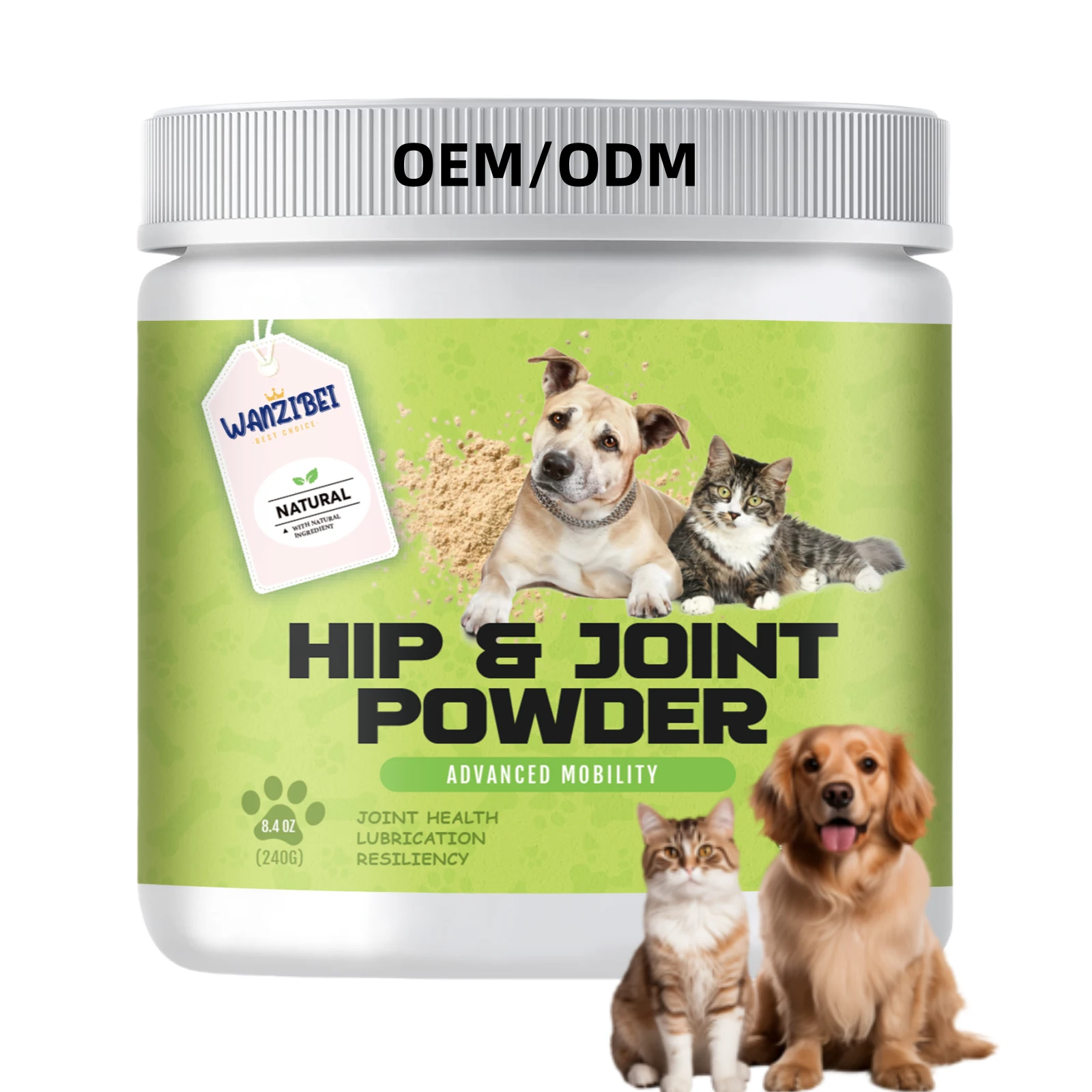 Hip & Joint Support Powder for Dogs & Cats