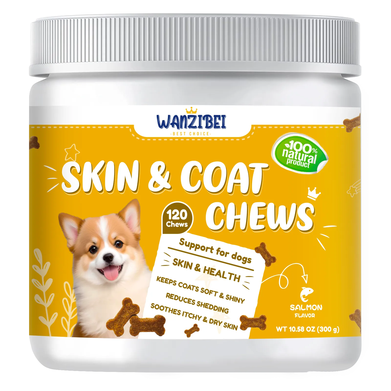 Skin & Coat Soft Chews for Dogs