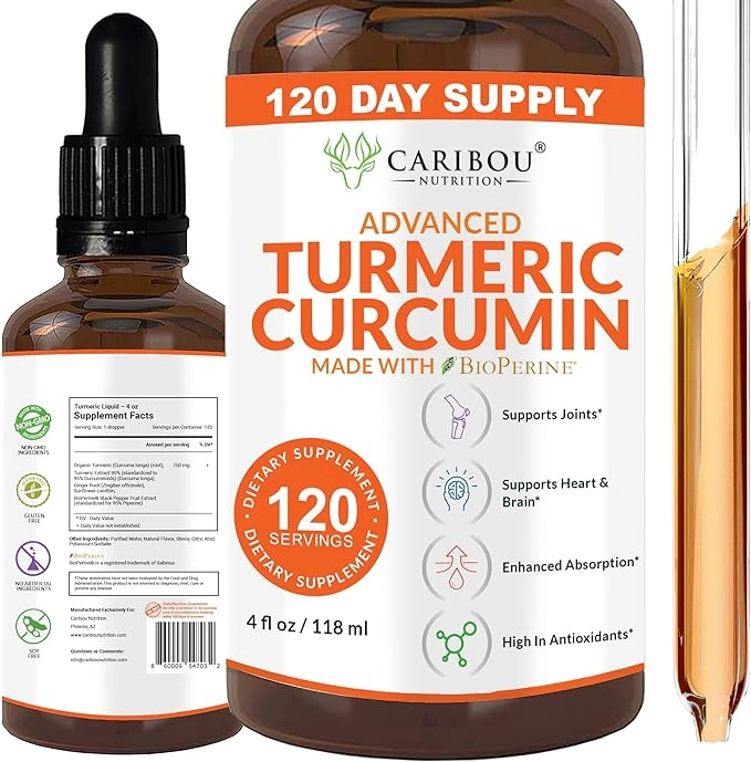 Turmeric Curcumin Liquid Supplement for Pets