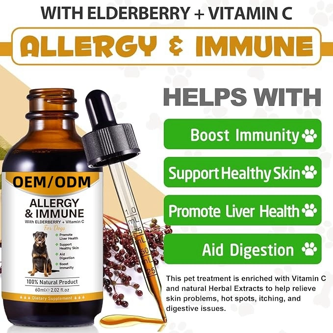 Allergy Relief Liquid Drops for Dogs & Cats 2