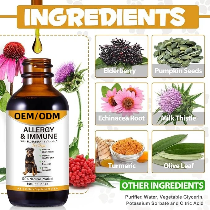 Allergy Relief Liquid Drops for Dogs & Cats 4