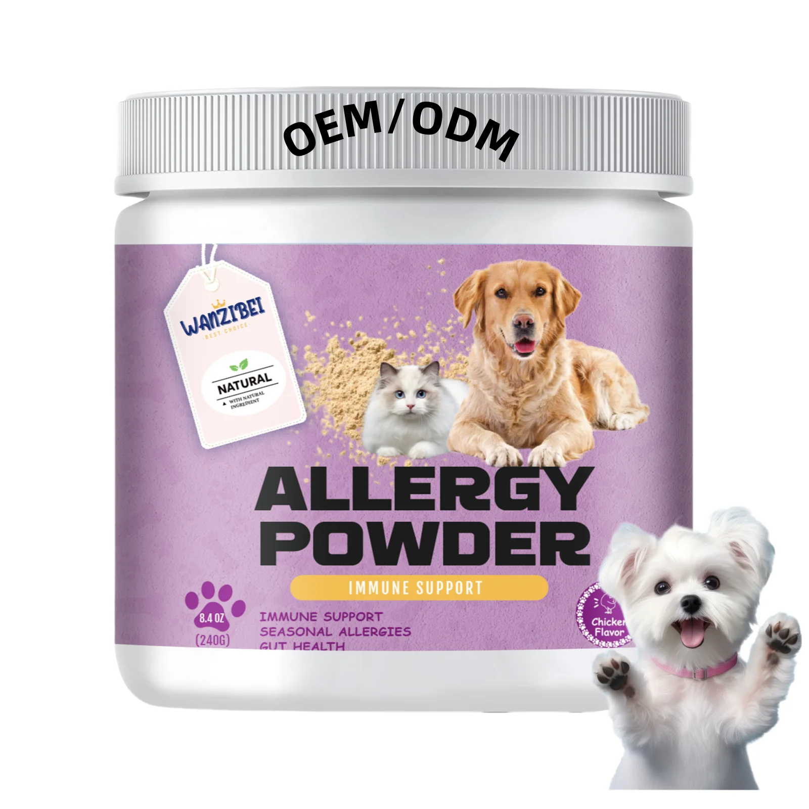 Allergy Relief Powder for Dogs & Cats