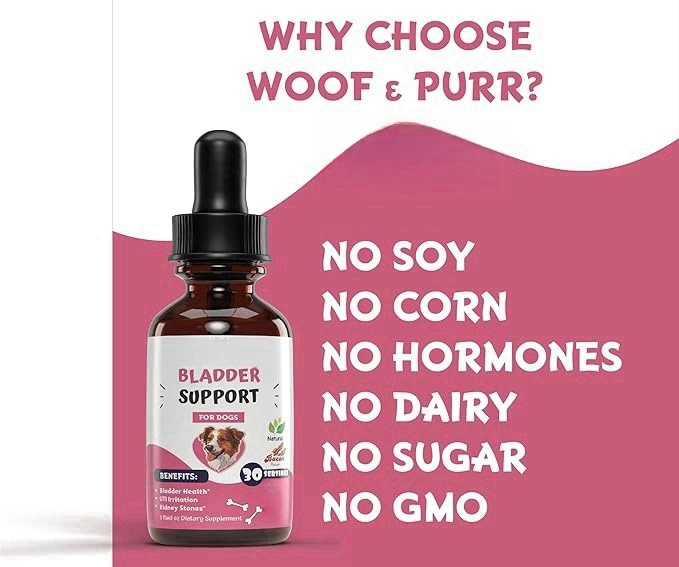 Bladder Support Liquid Drops for Dogs & Cats 2