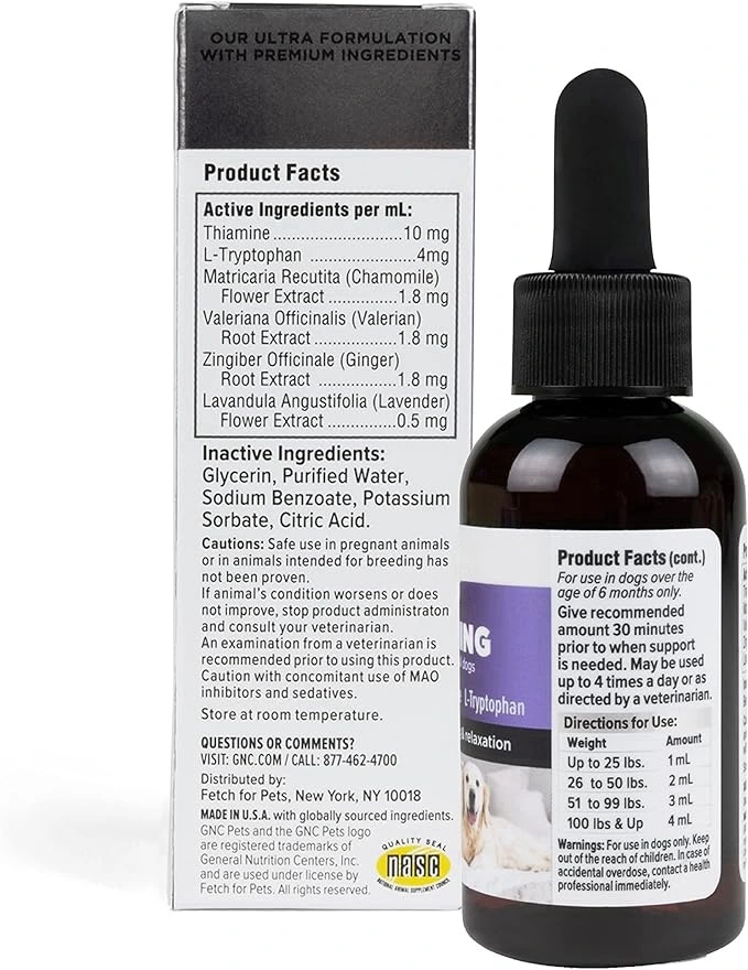 Calming Liquid Drops for Dogs & Cats 2