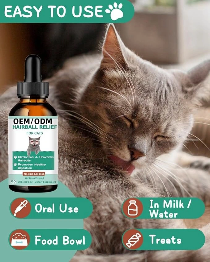 Hairball Relief Liquid Drops for Cats 4