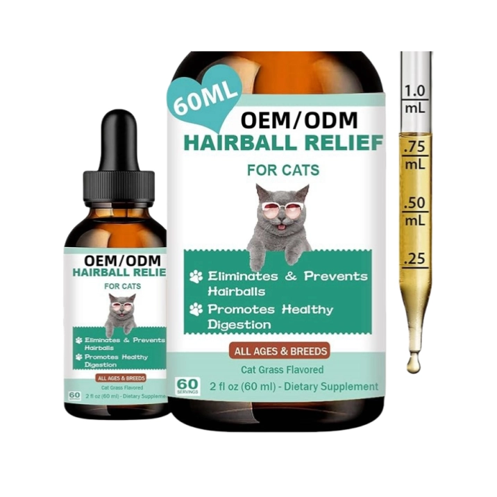 Hairball Relief Liquid Drops for Cats