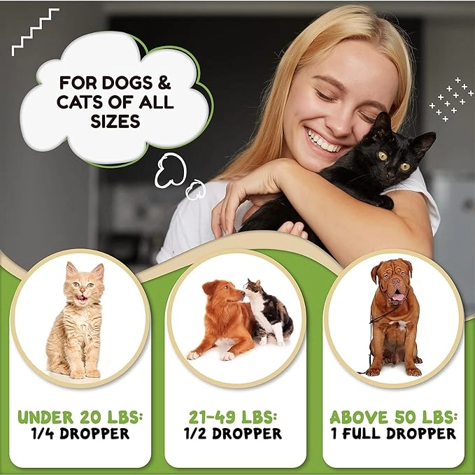 Hemp Oil Liquid Drops for Dogs & Cats 4