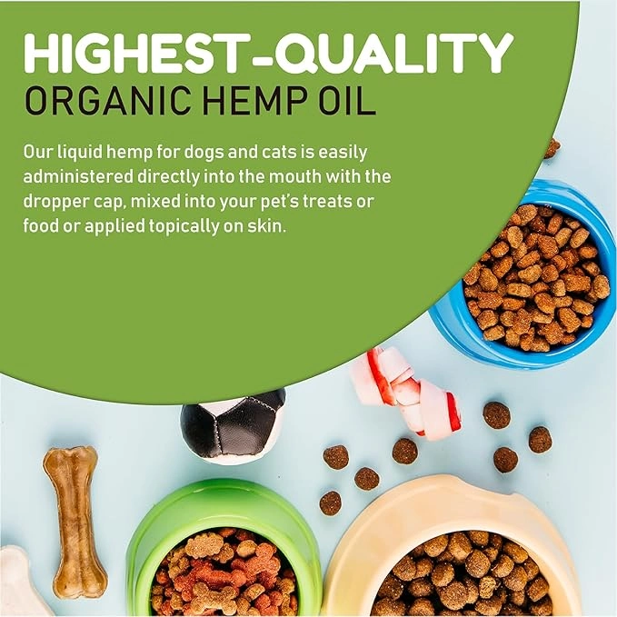 Hemp Oil Liquid Drops for Dogs & Cats 6