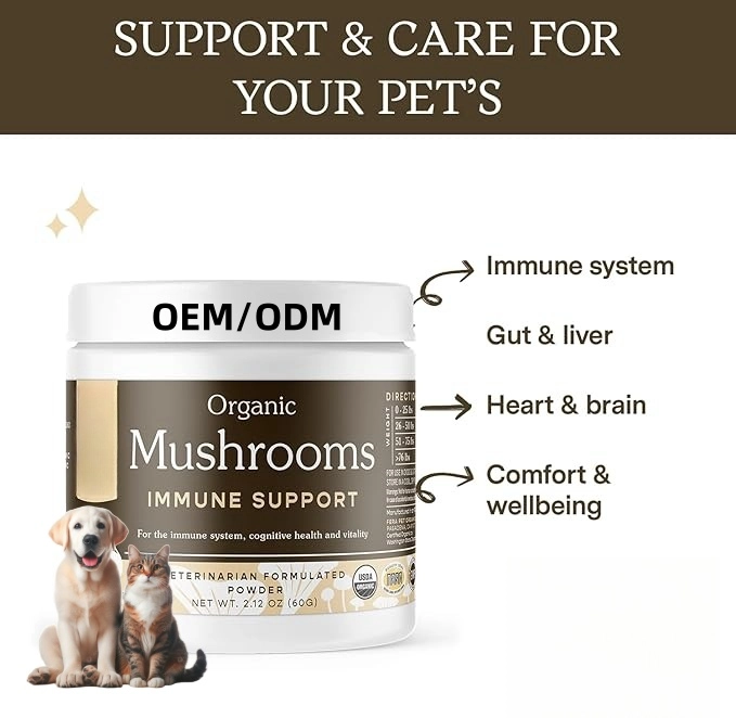 Mushroom Blend Powder for Dogs & Cats 4