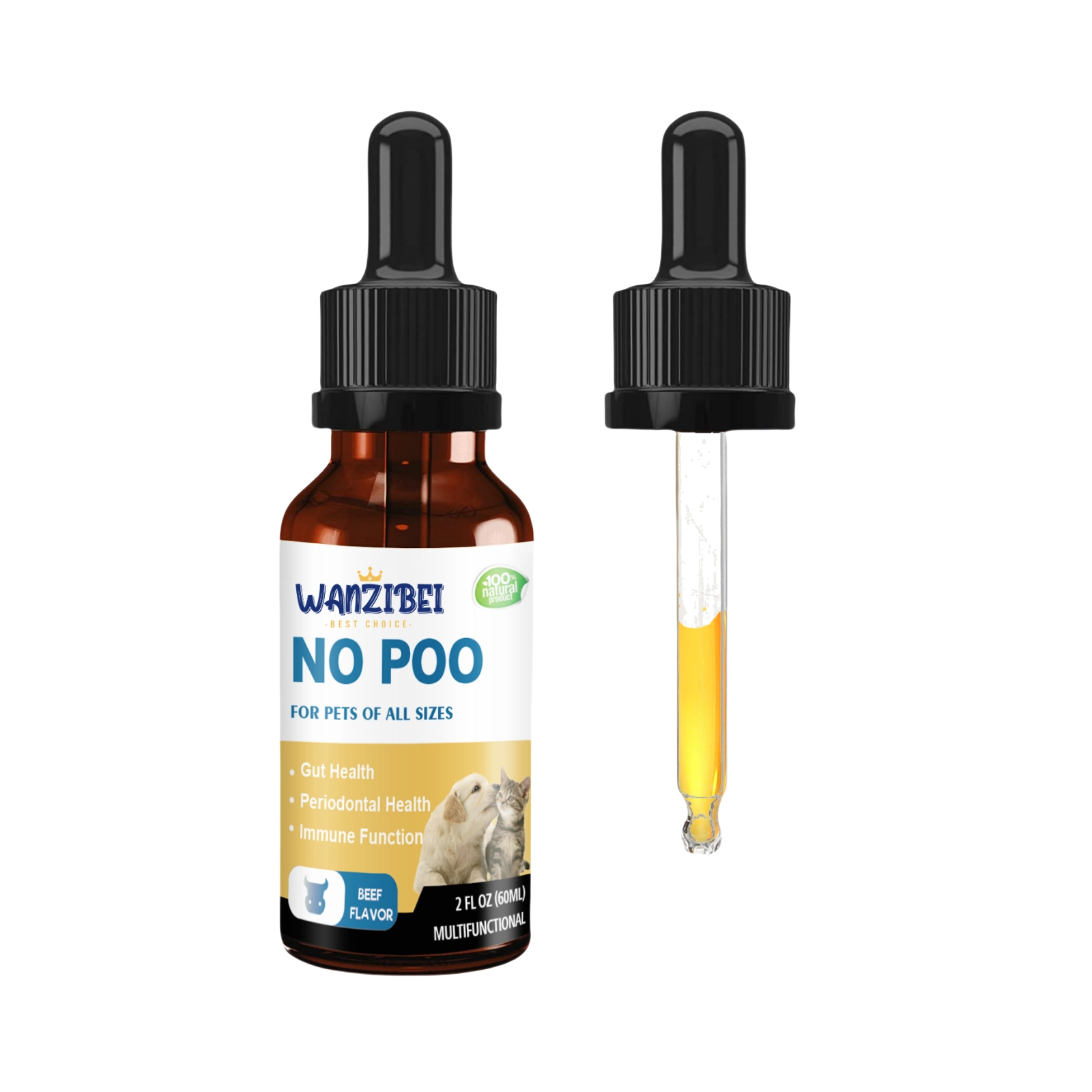 No Poo Deterrent Liquid Drops for Dogs