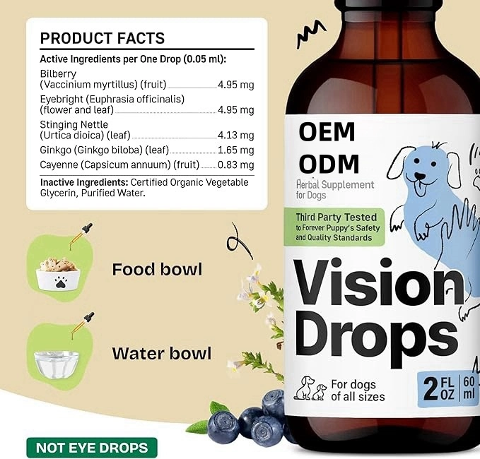 Vision Support Liquid Drops for Dogs 4