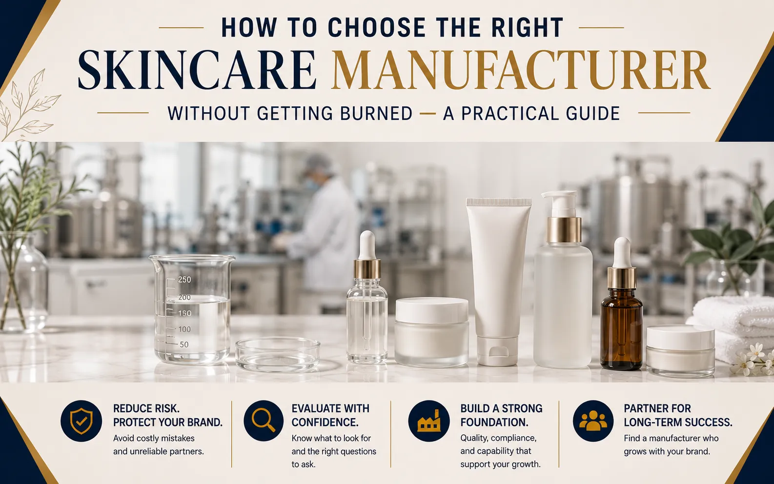 How to Choose the Right Skincare Manufacturer Without Getting Burned — A Practical Guide