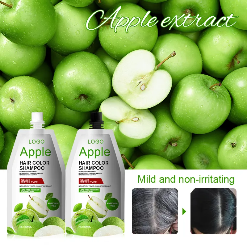 Manufacturer Black Brown Apple Extract Hair Color – Non-Irritating, Fragrant, Long-Lasting Formula - Image 5