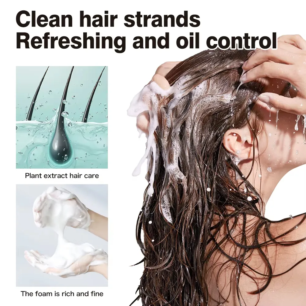 Citrus Sweet Violet Hair Care Set Private Label Shampoo Conditioner Cleansing Detangling Fine Medium Hair - Image 5