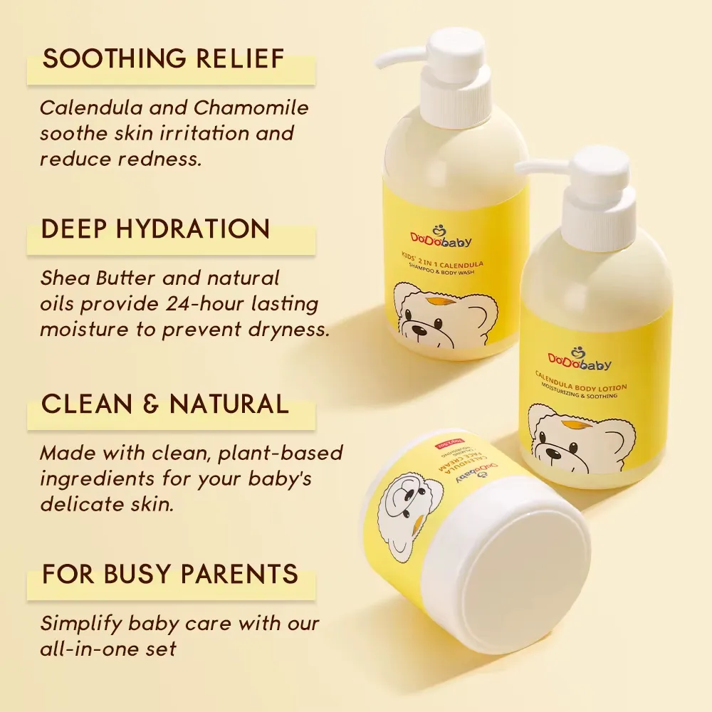 Daily Use Soothing Hair Kit Anti-Frizz Anti-Hair Loss Shampoo & Conditioner Sulfate Dye Free - Image 4