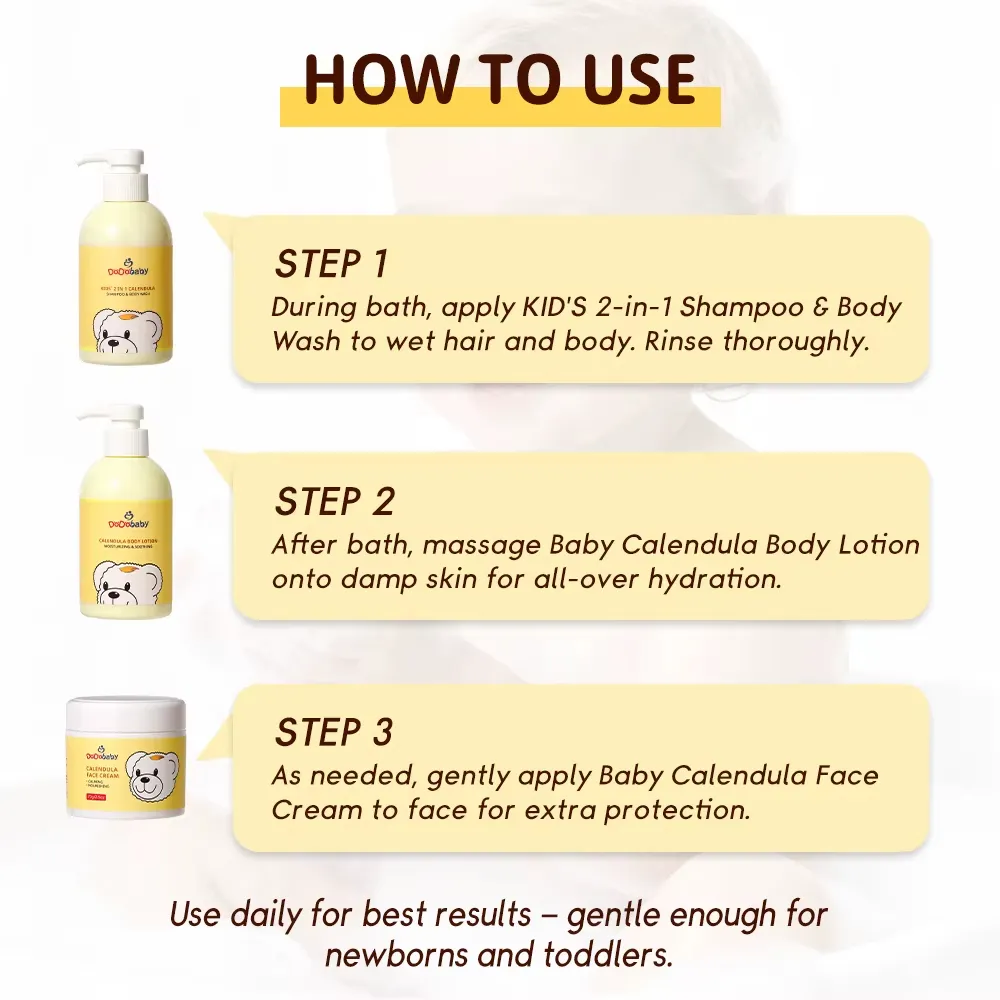 Daily Use Soothing Hair Kit Anti-Frizz Anti-Hair Loss Shampoo & Conditioner Sulfate Dye Free - Image 5