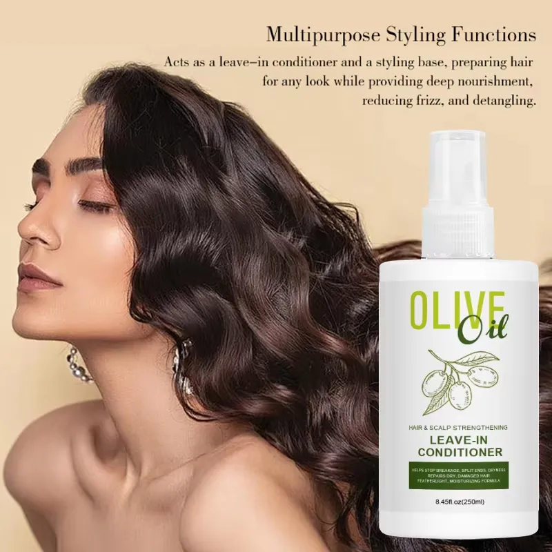 Wholesale Organic Anti-Frizz Leave-In Conditioner – Deep Repair & Conditioning Spray Treatment - Image 4