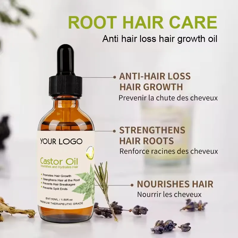 Private Label Peppermint Keratin Collagen Hair Regrowth Oil – Argan & Tea Tree Scalp Treatment - Image 4