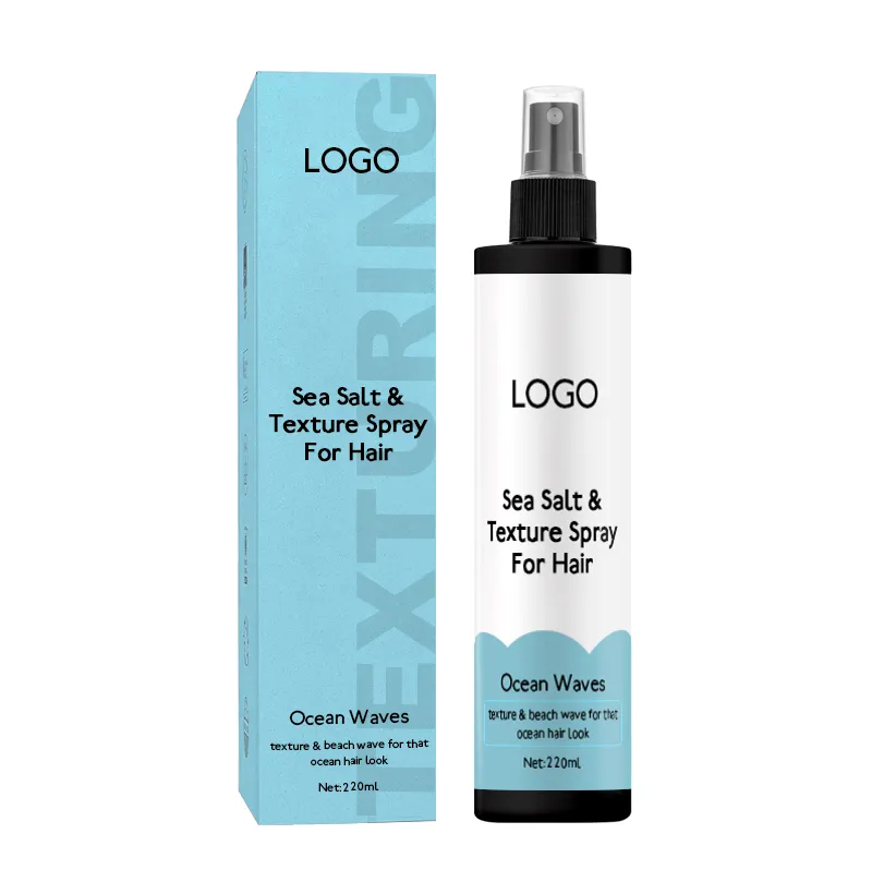 Custom Logo Organic Sea Salt Volumizing Hair Spray for Men & Women – Salon-Grade Texturizing Mist