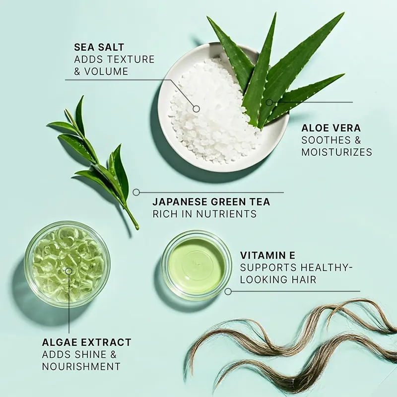Custom Logo Organic Sea Salt Volumizing Hair Spray for Men & Women – Salon-Grade Texturizing Mist - Image 3