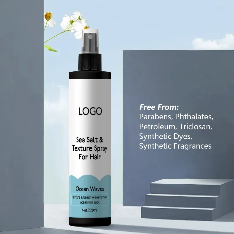 Custom Logo Organic Sea Salt Volumizing Hair Spray for Men & Women – Salon-Grade Texturizing Mist - Image 12