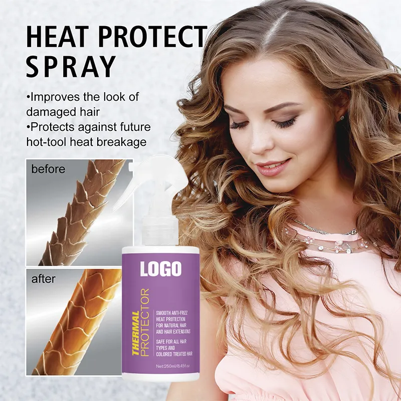Professional Thermal Protection Hair Spray – Private Label Heat Protectant for Styling Tools - Image 3