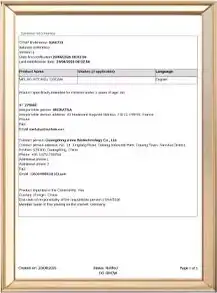 EU CPNP Registration