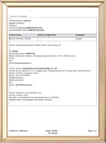 CPNP Registered — EU Cosmetic Notification at C-Beauty Industry cosmetics manufacturer