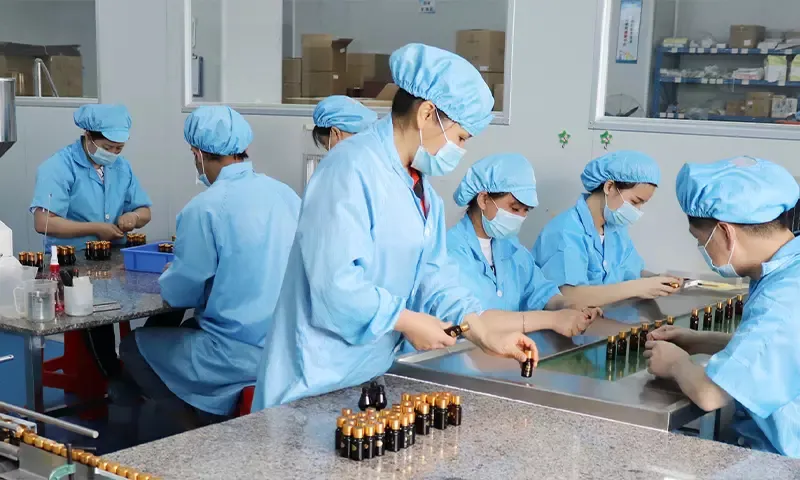 C-Beauty Industry automated filling and packaging workshop